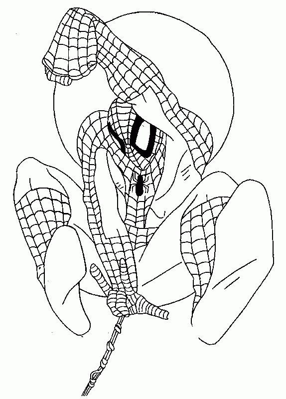 Coloriage Spiderman Format A4 | Coloriage En Ligne tout Coloriage En Ligne Hulk