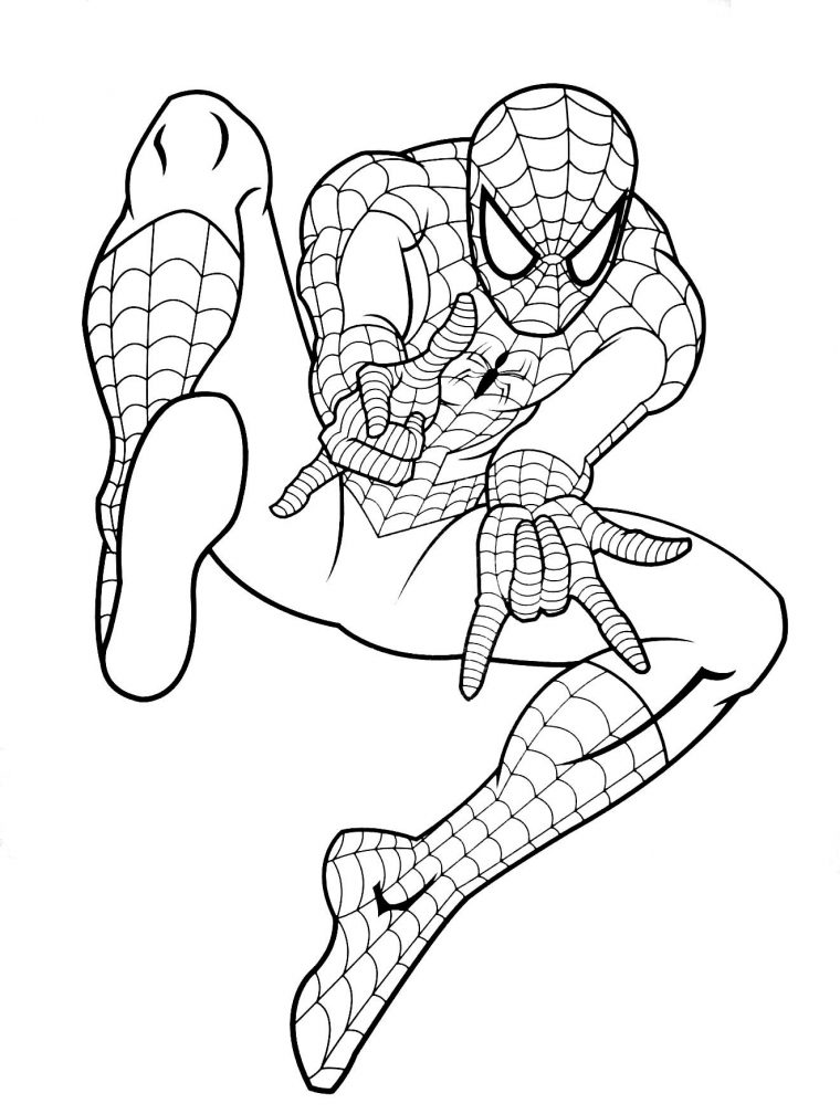 Coloriage Spiderman Gratuit À Colorier – Dessin À Imprimer avec Dessins À Colorier Gratuit À Imprimer