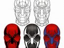 Coloriage Spiderman Masque | Coloriage En Ligne encequiconcerne Coloriage En Ligne Hulk