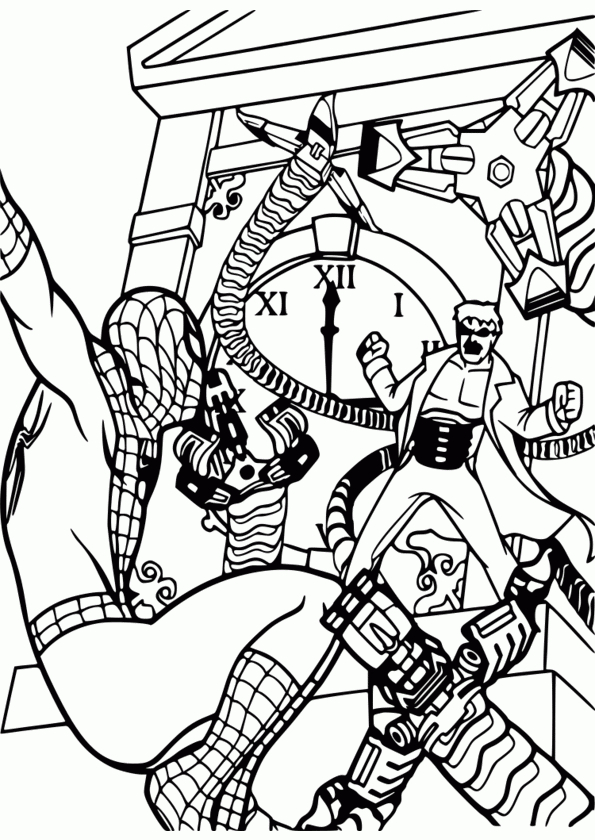 Coloriage Spiderman Noir A Imprimer Gratuit tout Coloriage De Spiderman Noir