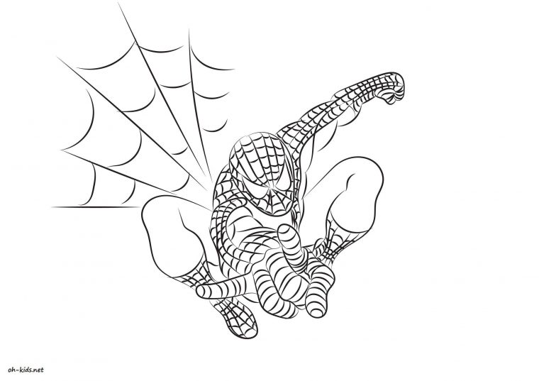 Coloriage Spiderman – Oh Kids Fr à Dessin Spiderman À Imprimer Gratuit
