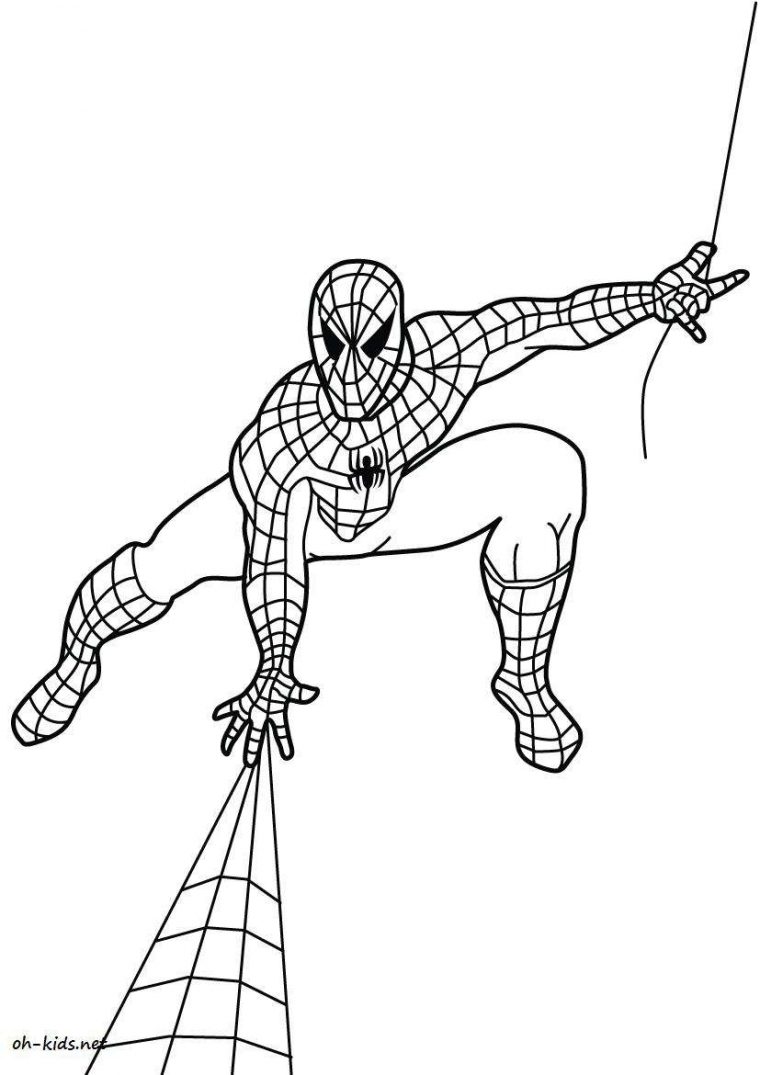 Coloriage Spiderman – Oh Kids Fr concernant Dessin A Imprimer Spiderman 4