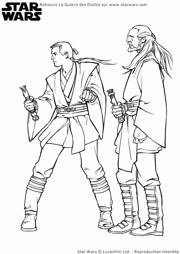Coloriage Star Wars Anakin Et Qui-Gon Jinn tout Coloriage Star Wars À Imprimer Gratuit Coloriage Star Wars Anakin Et Qui-Gon Jinn tout Coloriage Star Wars À Imprimer Gratuit