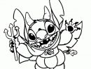 Coloriage Stitch Comme Dible Dans Disney Halloween encequiconcerne Coloriage Lilo Et Stitch A Imprimer Gratuit