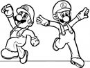Coloriage Super Mario Bros Luigi Dessin Gratuit À Imprimer tout Coloriage De Mario Et Luigi
