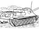Coloriage Tank De Combat Dessin Gratuit À Imprimer à Dessin De Tank