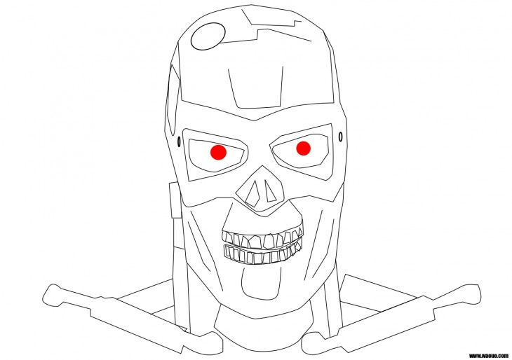 Coloriage Terminator Robot Du Futur À Imprimer Et Colorier concernant Dessin ? Colorier Ciborg Coloriage Terminator Robot Du Futur À Imprimer Et Colorier concernant Dessin ? Colorier Ciborg