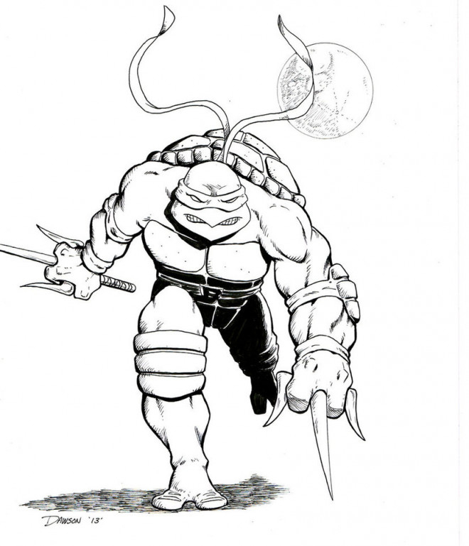 Coloriage Tortue Ninja Artistique Dessin Gratuit À Imprimer encequiconcerne Coloriage Tortue Ninja A Imprimer Gratuit