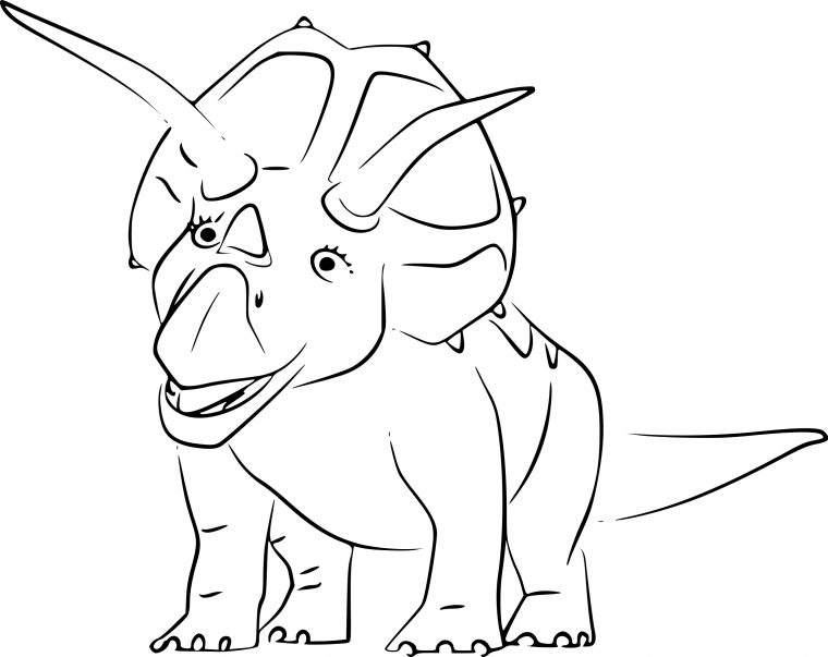 Coloriage Triceratops Dinosaure À Imprimer dedans Coloriages A Imprimer
