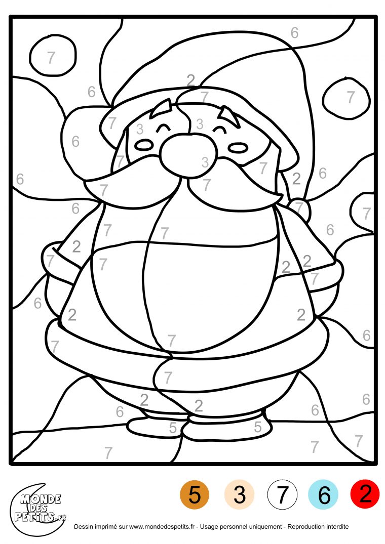 Coloriage204: Coloriage Magique Noel Maternelle concernant Cahier De Coloriage À Imprimer Maternelle