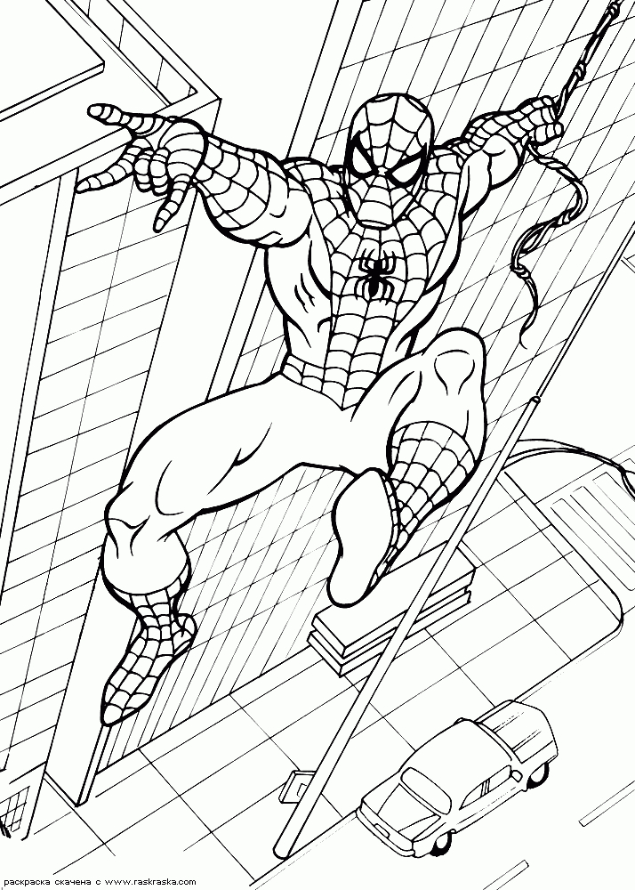 Coloriage204: Coloriage Spiderman En Ligne Gratuit dedans Coloriage Spiderman