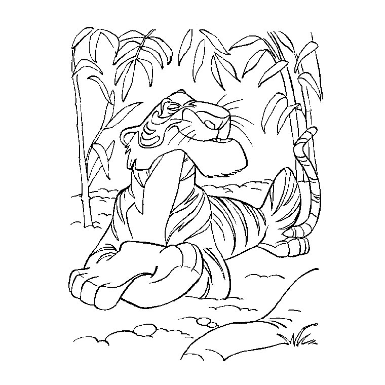 Coloriages À Imprimer : Le Livre De La Jungle, Numéro : 17662 avec Coloriage Animaux De La Jungle Gratuit