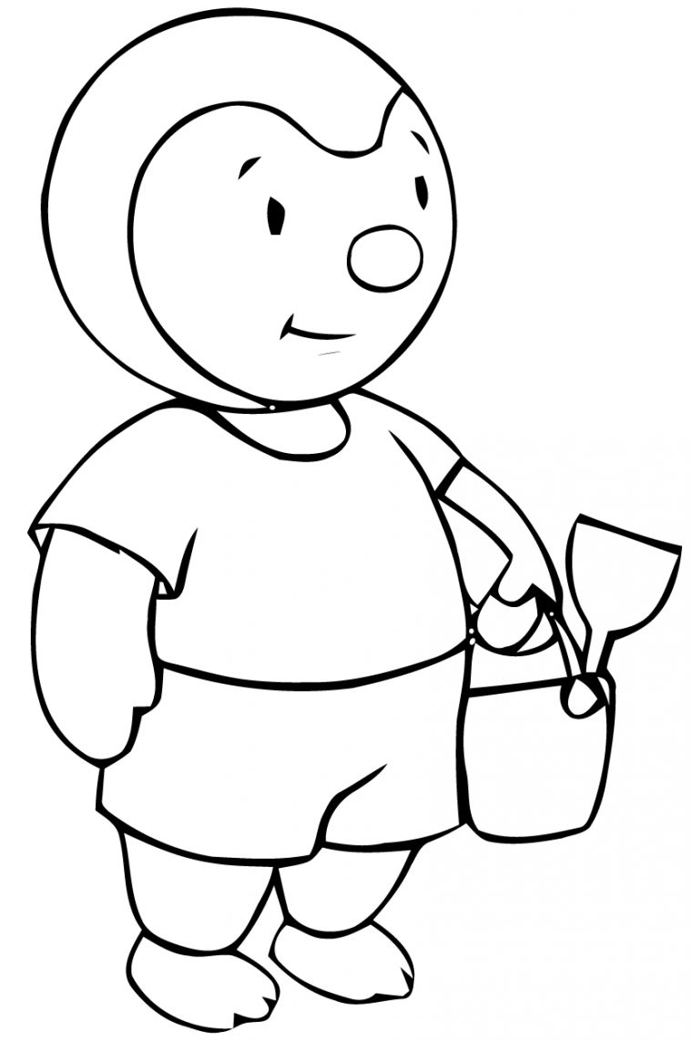 Coloriages À Imprimer : T'Choupi, Numéro : 672861 dedans Coloriage Tchoupi