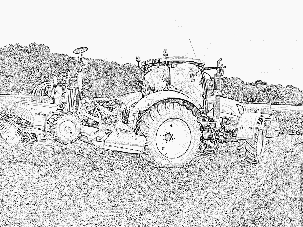 Coloriages À Imprimer : Tracteur, Numéro : 53746 concernant Tracteur A Colorier