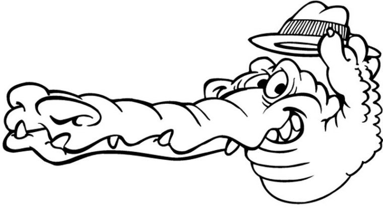 Coloriages Animaux Crocodiles concernant Crocodile À Colorier Coloriages Animaux Crocodiles concernant Crocodile À Colorier