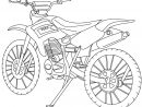 Coloriages Coloriage Moto-Cross Profil - Fr.hellokids encequiconcerne Dessin De Moto Ktm