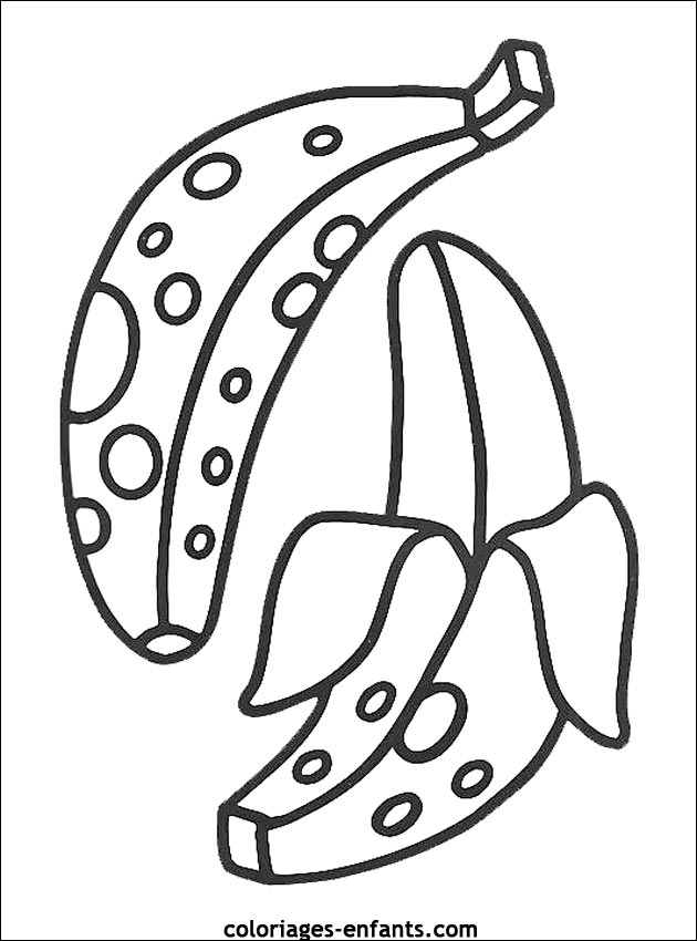 Coloriages De Fruits Et Légumes Pour Enfants tout Coloriage Fruits Et Legumes