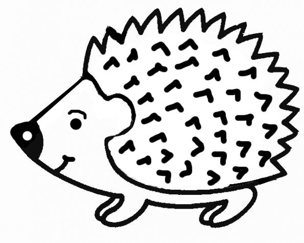 Coloriages Hérisson – Les Animaux | Coloriage Hérisson encequiconcerne Coloriage Facile À Imprimer