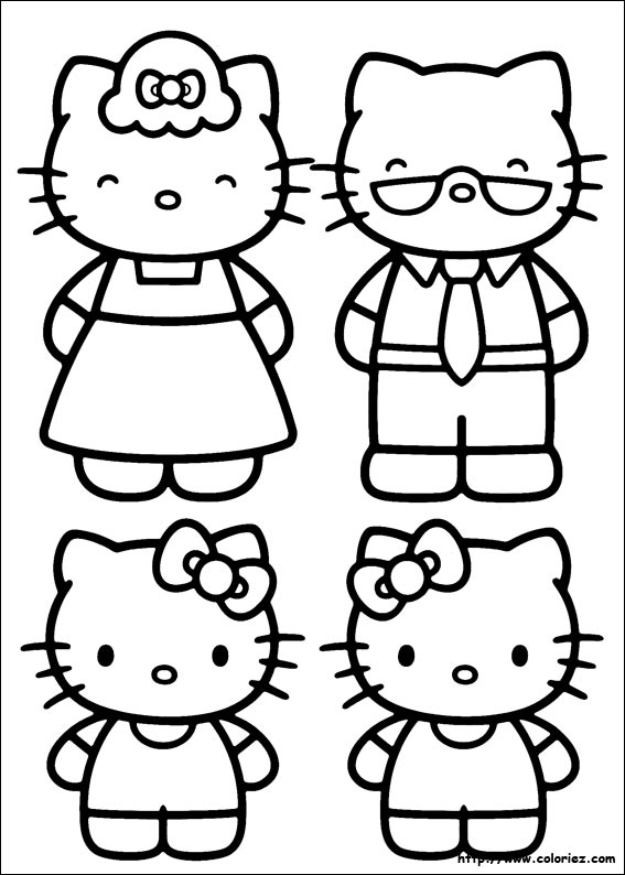 Coloriages Images Hello Kitty On Pinterest | Hello Kitty avec Coloriage Hello Kitty Coeur