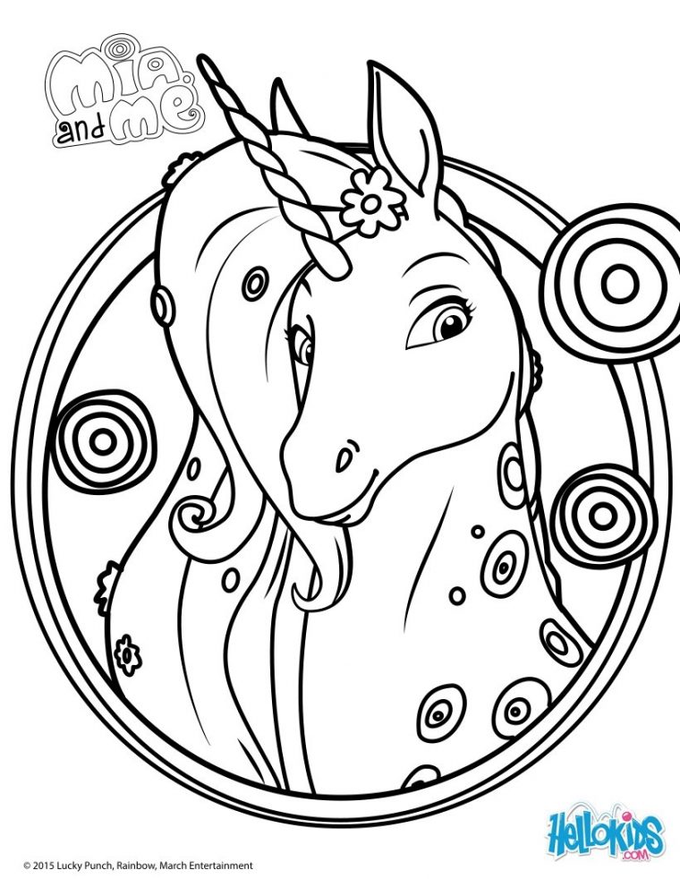 Coloriages Lyria – Fr.hellokids destiné Jeux De Mia Et Moi Gratuit
