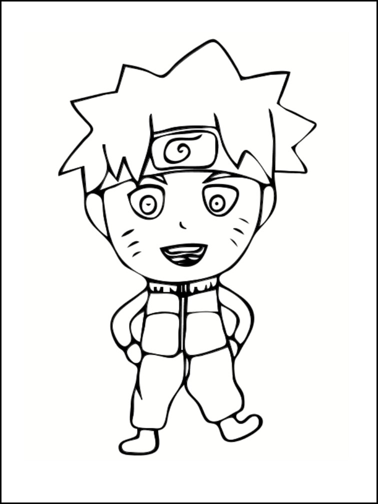 Coloriages Manga À Imprimer Gratuitement dedans Dessin A Imprimer De Naruto