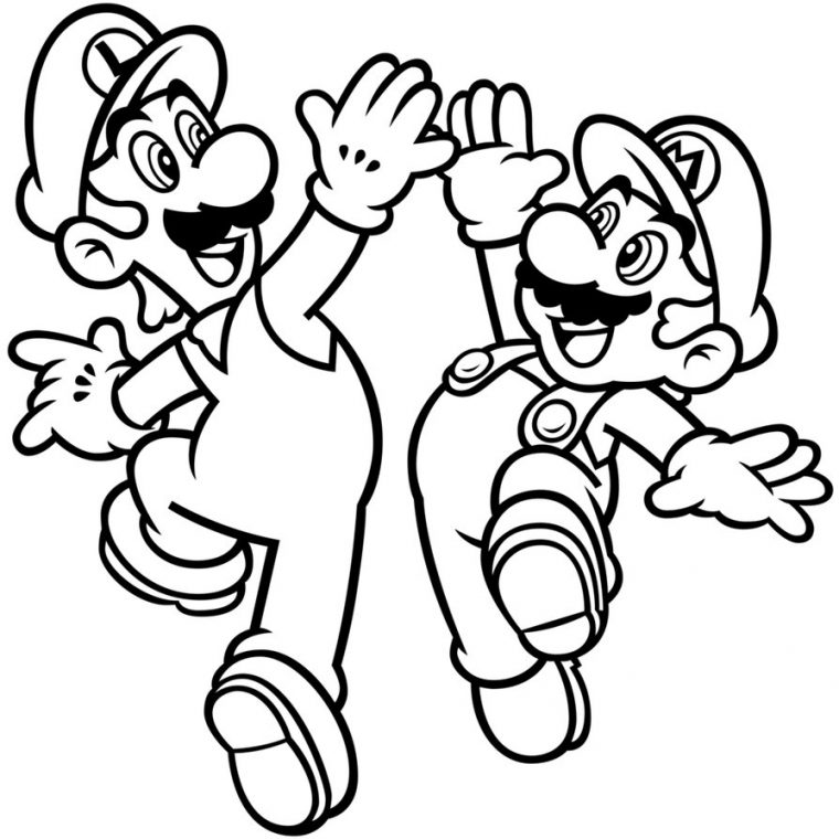 Coloriages Mario Bros 3 – Coloriage Super Mario dedans Dessin À Imprimer Mario