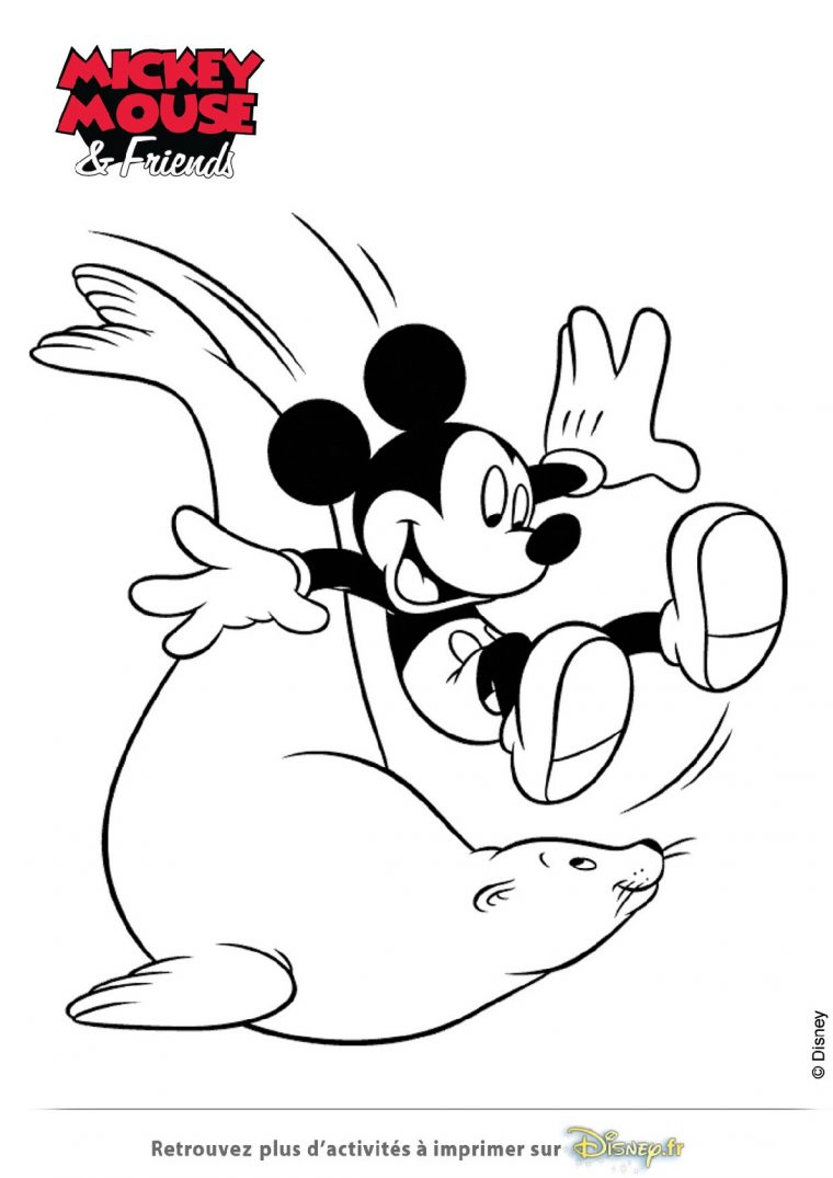 Coloriages Mickey Et Minnie – Flunch Blog tout Coloriage Mickey