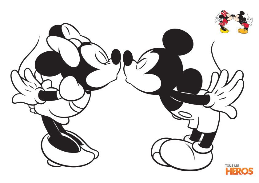 Coloriages Mickey Et Minnie | Minnie Desenho, Bonequinhas serapportantà Dessin A Imprimer Minnie