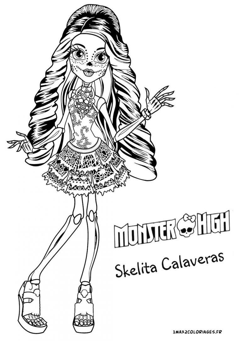 Coloriages Monster High – Coloriage Monster High concernant Coloriage Gratuit Monster High À Imprimer