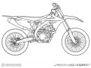 Coloriages Motos À Imprimer Suzuki pour Coloriage De Moto Cross