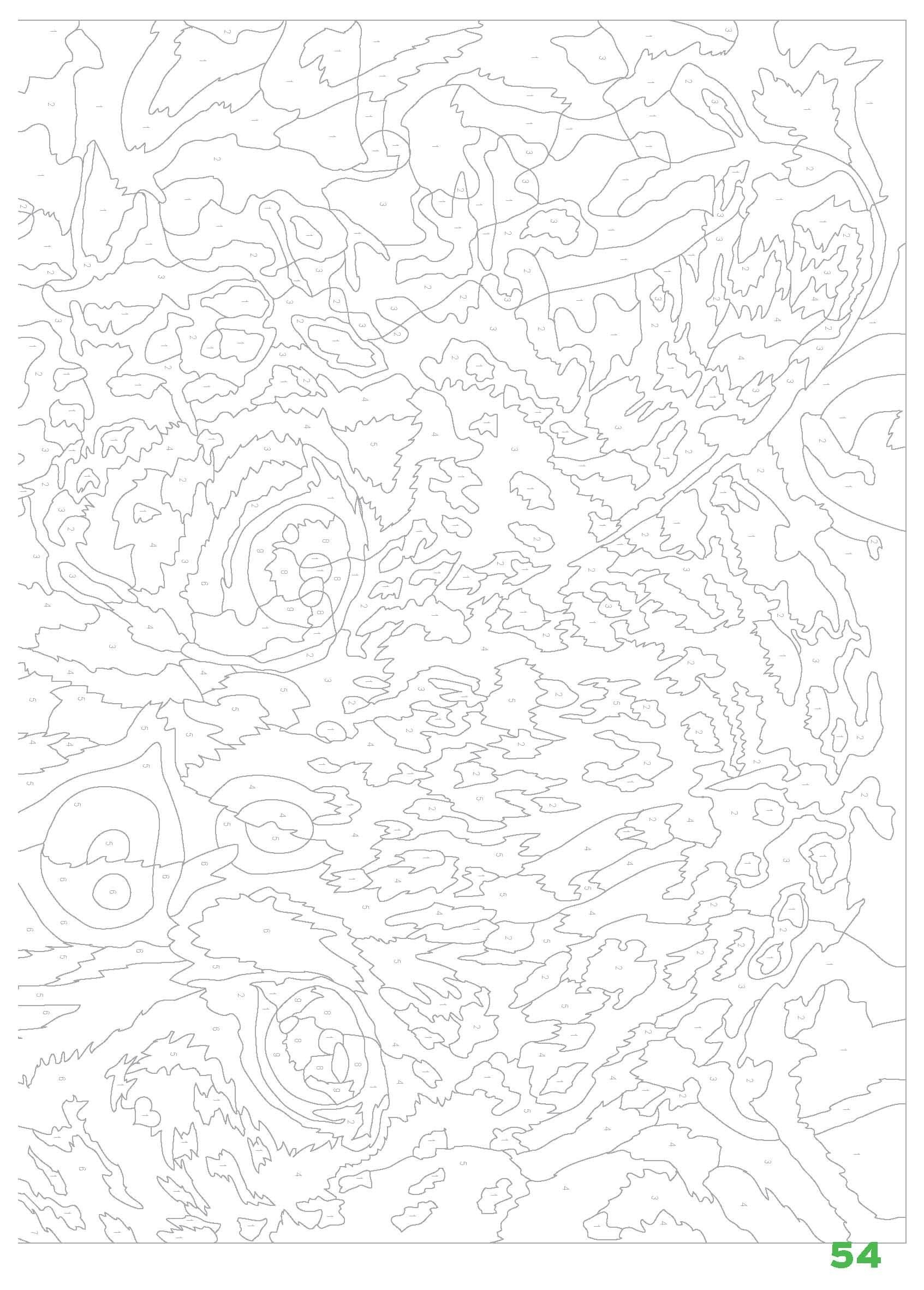 Coloriages Mystères : 100 Nouveaux Coloriages: Amazon.co destiné Coloriage Par Numéro Adulte À Imprimer