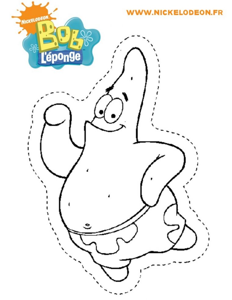 Coloriages Patrick L'Étoile De Mer – Fr.hellokids dedans Coloriage Etoile De Mer
