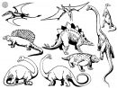 Coloriages Pour Tous: Les Dinosaures serapportantà Coloriage Dinosaure