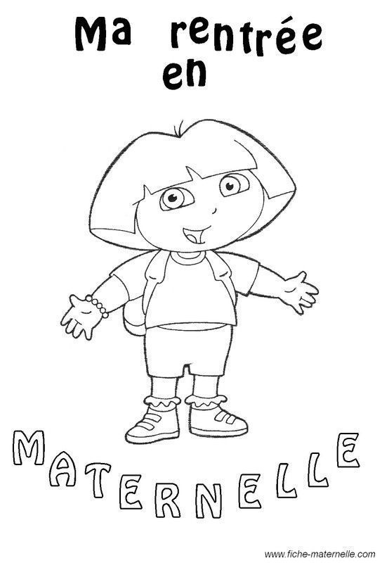 Coloriages Rentree Des Classes encequiconcerne Coloriage Rentre Des Classes Maternelle