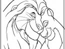 Coloriages Roi Lion De Walt Disney - The Lion King - Simba dedans Lion A Colorier