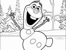Coloring Page About Frozen Disney Movie. Nice Drawing Of pour Coloriage Olaf À Imprimer