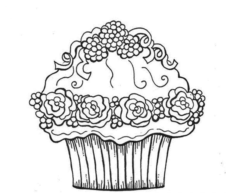 Coloring Pages Of Cupcakes Gallery Photos | Cupcake concernant Coloriage Cupcake A Imprimer