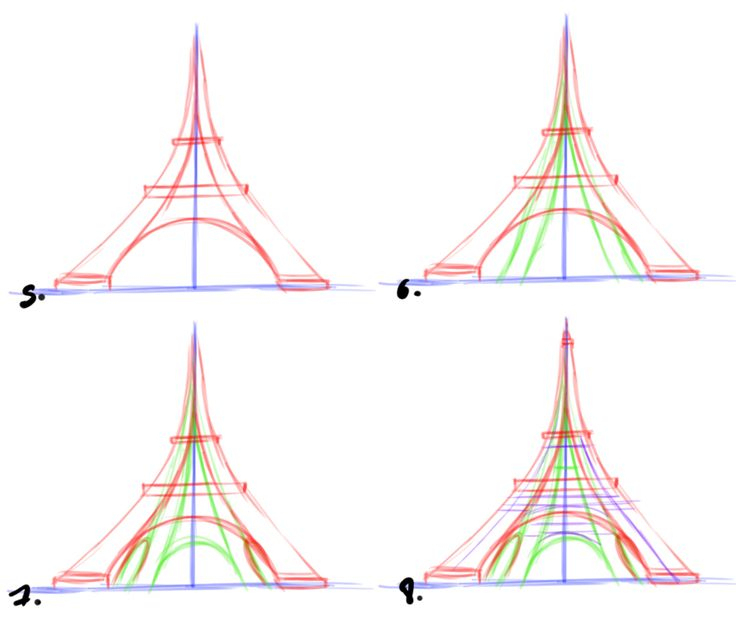 Comment Dessiner La Tour Eiffel | Tour Eiffel tout Dessiner La Tour Eiffel