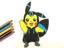 Comment Dessiner Pikachu Noctali (Pokémon) - serapportantà Dessiner Des Pokémon