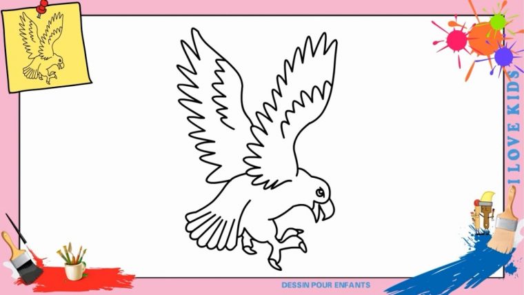 Comment Dessiner Un Aigle (Mettre À Jour) Facilement Etape pour Comment Dessiner Un Diable Facilement