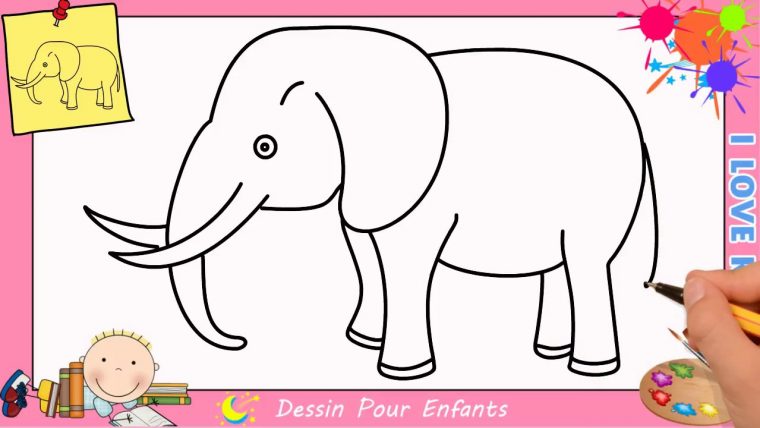 Comment Dessiner Un Éléphant Facilement Etape Par Etape destiné Comment Dessiner Des Tournesols