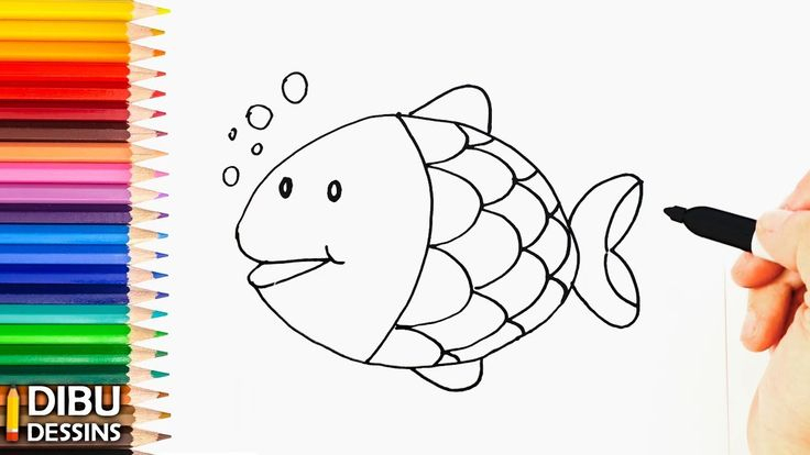 Comment Dessiner Un Poisson | Dessin De Poisson Très pour Comment Dessiner Un Diable Facilement