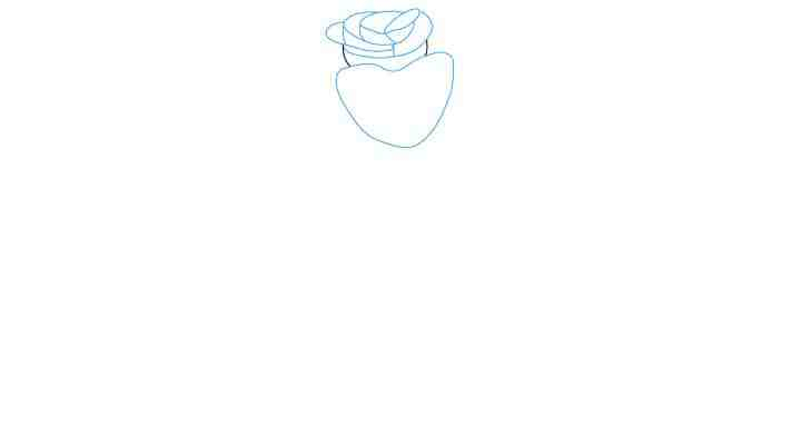 Comment Dessiner Une Rose – Dessein De Dessin encequiconcerne Rose Facile A Dessiner
