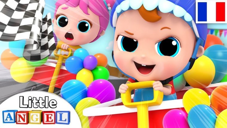 Comptine Bébé – La Course Des Ballons Avec Les Voitures serapportantà Comtine Bebe