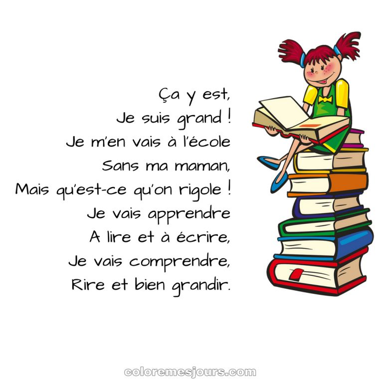 Comptines Pour La Rentrée En Maternelle | Colore Mes Jours avec Chant Rentr?E Grande Section