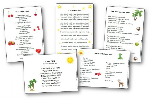 Comptines Pour Les Vacances D'Été, Chansons Vacances D'Été tout Poesie Vive Les Vacances