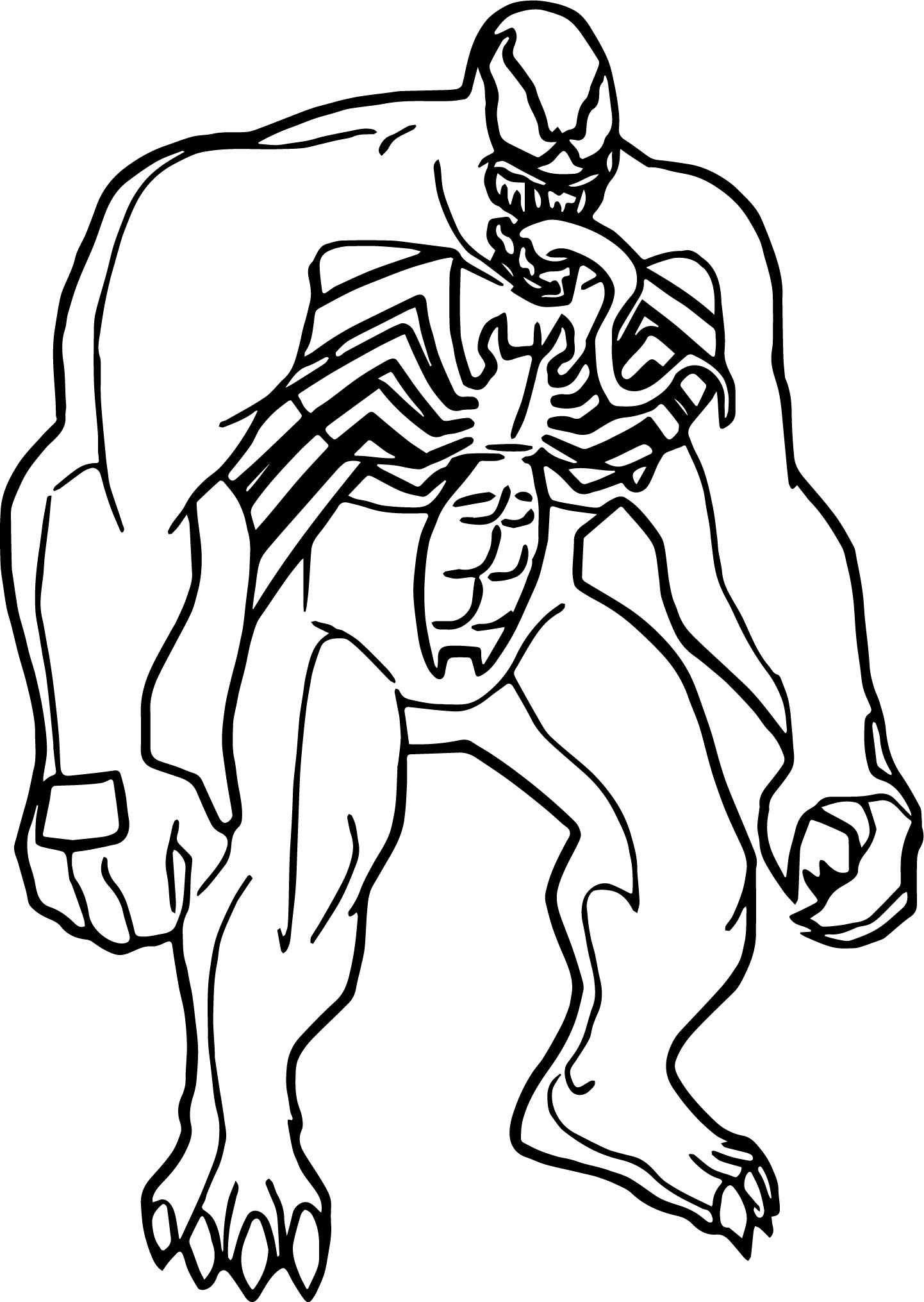 Cool Marvel Venom Coloring Page | Avengers Coloring Pages destiné Coloriage Marvel