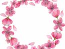 Couronne De Fleurs De Cerisier En Fleurs Printemps concernant Couronne De Fleurs Dessin