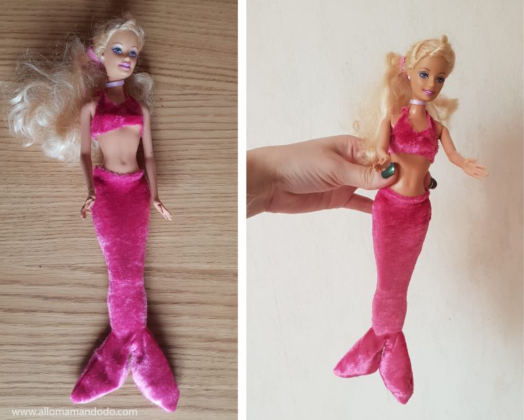 Couture Facile: Queue De Sirène Pour Barbie! – Allo Maman Dodo à Barbie Sirene A La Plage