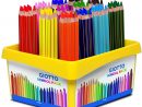 Crayon De Couleur Giotto Mega X 120 - Coffret École à Crayon De Coloriage